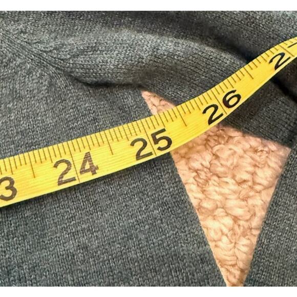 Fairway & Greene Mens Baruffa Merino 1/4 Zip Sweater Teal XL Golf Sweater - Picture 2 of 4